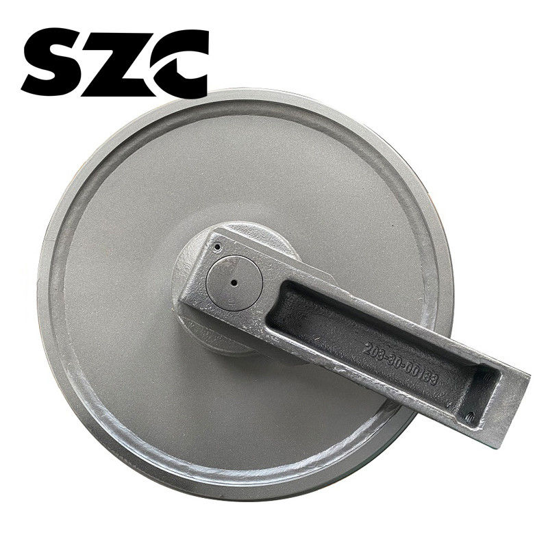 PC200 PC300-1 E320 E200 E200b เครื่องขุดรถยนต์ Track Idler เครื่องขุดรถยนต์ HRC48-54